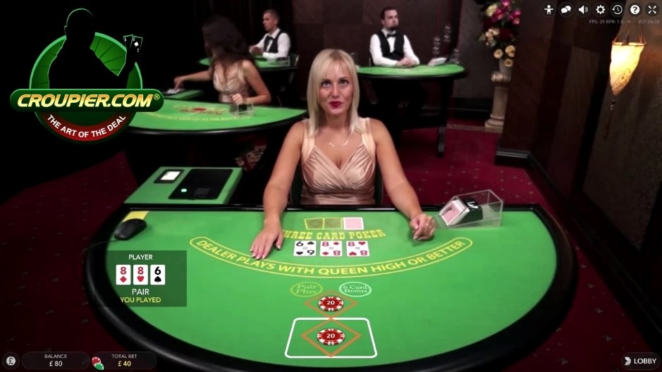 Live Dealer Three Card Poker Win £300 in 30 Minutes Part 1 Mr Green Online Casino
